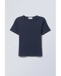 Weekday - Slim Fitted T-shirt - Lyst