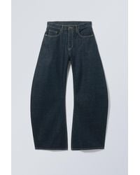 Weekday - Organic Cotton Loose Barrel Jeans - Lyst