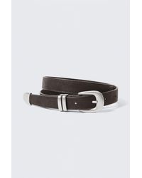 Weekday - Western Faux Leather Belt - Lyst