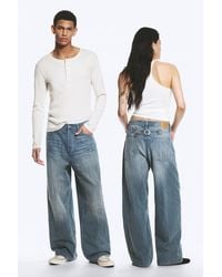 Weekday - Astro Mid Rise Loose Baggy Twist Jeans - Lyst