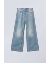 Weekday - Solar Cut Loose Wide Leg Jeans - Lyst