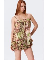 Monki - Sleeveless Balloon Mini Dress - Lyst
