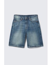 Weekday - Monterey Low Rise Denim Shorts - Lyst