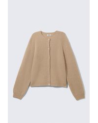 Monki - Soft Knitted Cardigan - Lyst