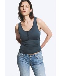 Weekday - Henley Tank Top - Lyst