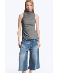 Weekday - Asymmetric Sleeveless Suiting Top - Lyst