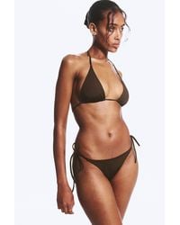 Weekday - Mid Rise Brazilian Tie Bikini Bottoms - Lyst