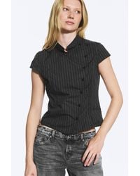 Weekday - Asymmetric Buttoned Top - Lyst