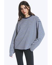 Monki - Long-Sleeved Cotton T-Shirt - Lyst