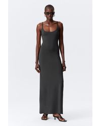 Weekday - Smooth Strap Maxi Dress - Lyst