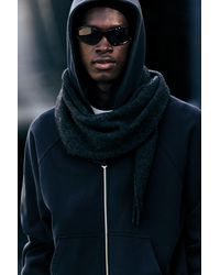Weekday - Hairy Wool-Blend Triangle Scarf - Lyst
