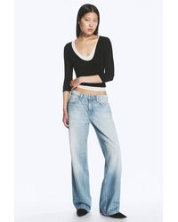 Weekday - Ample Low Rise Loose Wide Jeans - Lyst