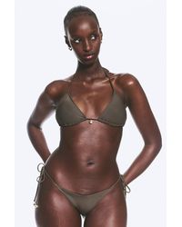 Weekday - Shell Triangle Bikini Top - Lyst