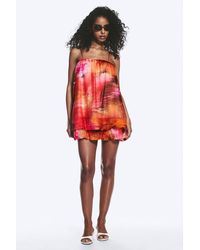 Monki - Sleeveless Balloon Mini Dress - Lyst