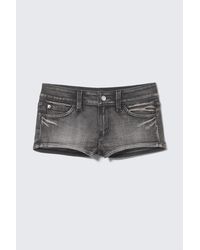 Cheap Monday - Booty Bei Low Rise Mini Denim Shorts - Lyst