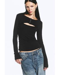 Weekday - Layered Two-Piece Bolero Singlet - Lyst