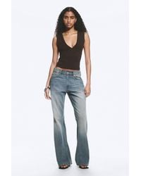 Weekday - Helix Low Rise Regular Flared Jeans - Lyst