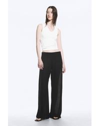 Weekday - Crinkled Low-Rise Wide-Leg Trousers - Lyst