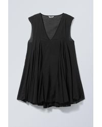 Weekday - Flowy V-Neck Mini Dress - Lyst