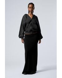 Weekday - Mid Rise Slim Fit Maxi Skirt - Lyst