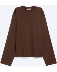 Weekday - Long-Sleeved Boxy Cotton T-Shirt - Lyst