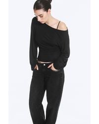 Monki - Waisted Long-Sleeved Top - Lyst