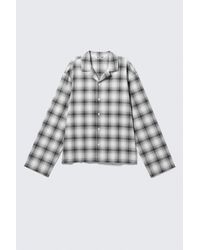 Weekday - Relaxed Flannel Pyjama Shirt - Lyst