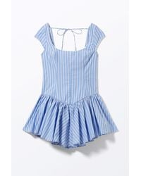 Monki - Fit And Flare Mini Dress - Lyst