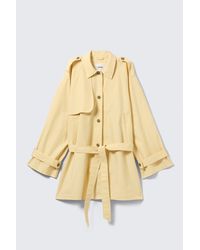 Monki - Rosabel Loose Single-Breasted Trench Coat - Lyst