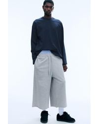 Weekday - Baggy Three-Quarter Sweatpants - Lyst