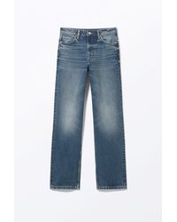 Monki - Aimo Mid Straight Jeans - Lyst