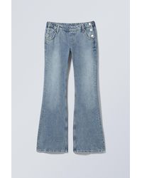 Weekday - Nova Low Rise Slim Bootcut Rodeo Jeans - Lyst