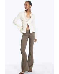 Monki - Low Rise Bootcut Trouser - Lyst