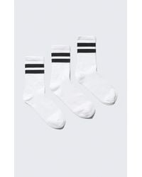 Weekday - 3-pack Sport Striped Socks - Lyst