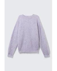 Weekday - Oversized Knitted Mohair Blend Sweater - Lyst