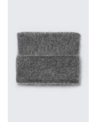 Weekday - Ribbed Mohair Blend Beanie - Lyst