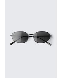 Weekday - Minimal Oval Metal Frame Sunglasses - Lyst
