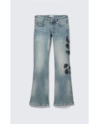 Monki - Low Rise Regular Bootcut Jeans - Lyst