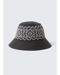 Weekday - Knitted Jaquard Bucket Hat - Lyst