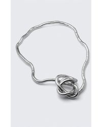 Weekday - Flexible Steel Necklace - Lyst