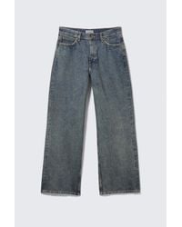 Weekday - Dynasty Low Rise Loose Wide Leg Jeans - Lyst