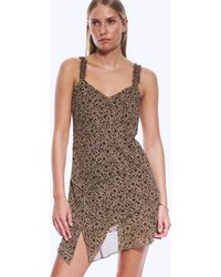Monki - Asymmetric Slip Dress - Lyst