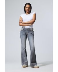 Weekday - Low Flared Jeans Flame - Lyst