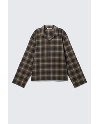 Weekday - Relaxed Flannel Pyjama Shirt - Lyst