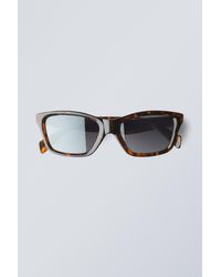 Weekday - Bold Rectangular Sunglasses - Lyst