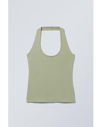Weekday - Astrid Halterneck Top - Lyst