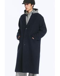 Weekday - Oversized Single-Breasted Wool Blend Coat - Lyst