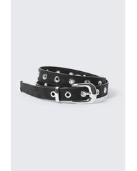 Weekday - Metal Eyelet Faux Leather Belt - Lyst