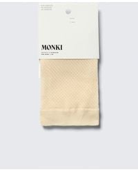 Monki - 2-Pack Pointelle Net Crew Socks - Lyst