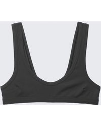 Weekday - Ribbed Scoop Neck Bikini Top - Lyst